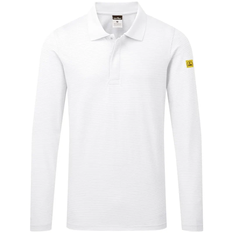 Portwest Anti-statische ESD Polo Lange Mouw AS23