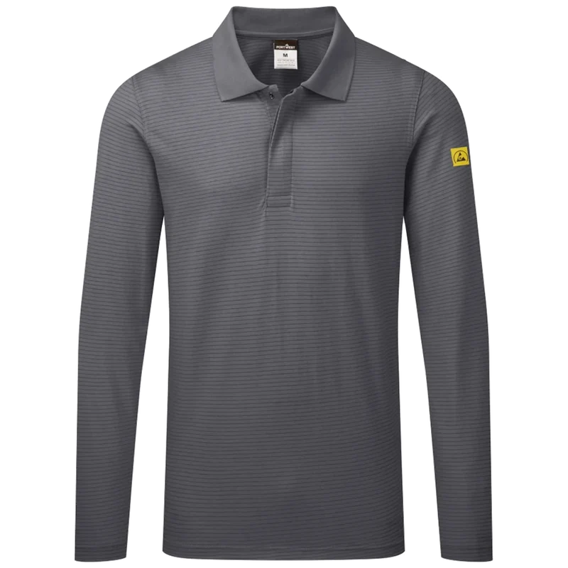 Portwest Anti-statische ESD Polo Lange Mouw AS23