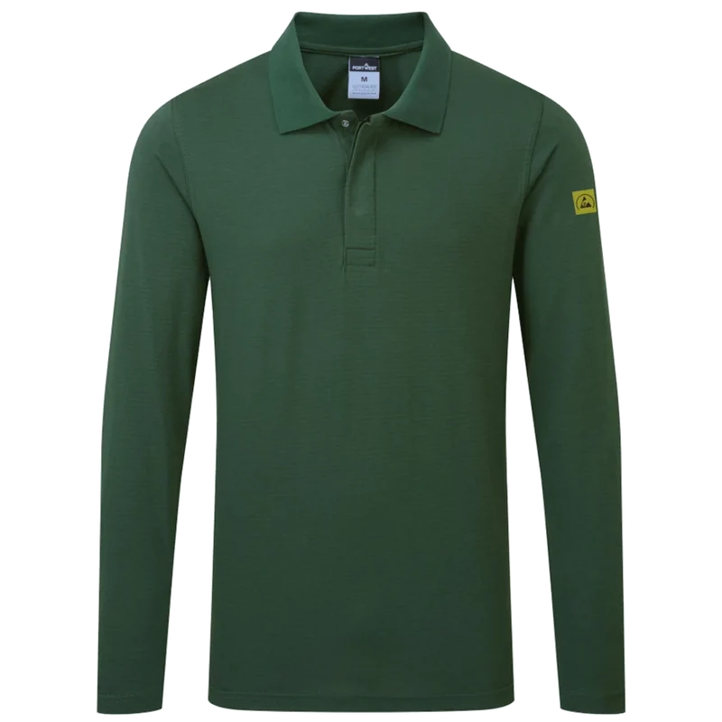 Portwest Anti-statische ESD Polo Lange Mouw AS23