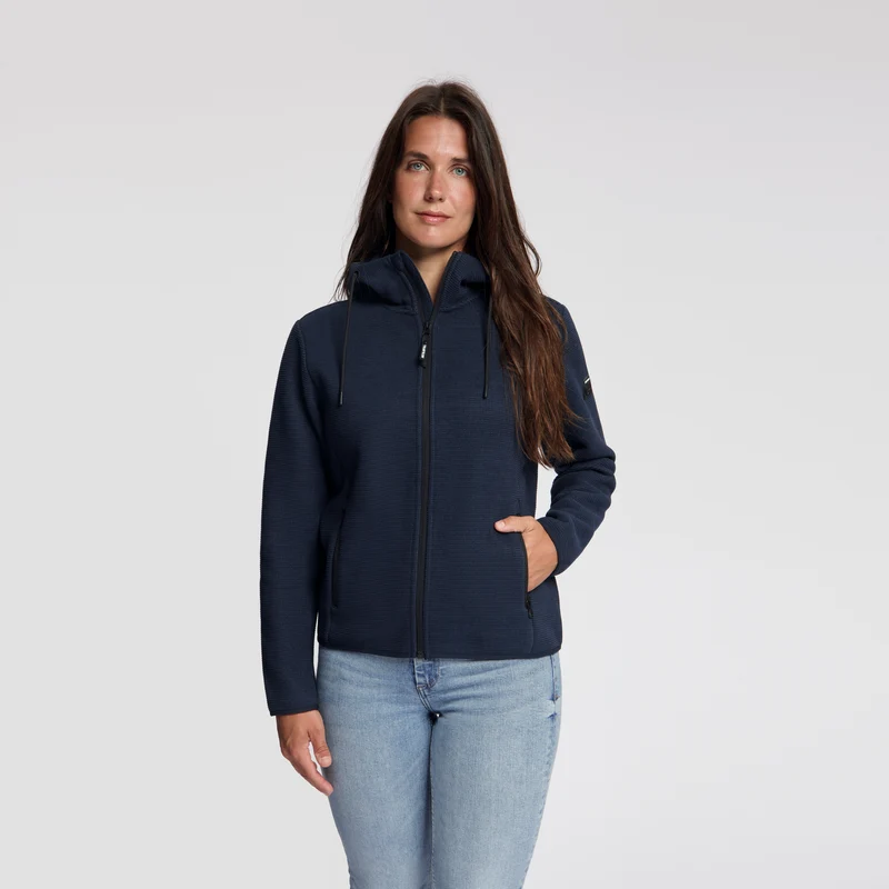 Tilde Damen – Outdoor-Weste – Fleece – Marineblau