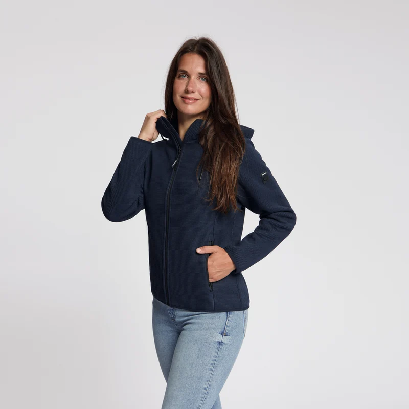 Tilde Damen – Outdoor-Weste – Fleece – Marineblau