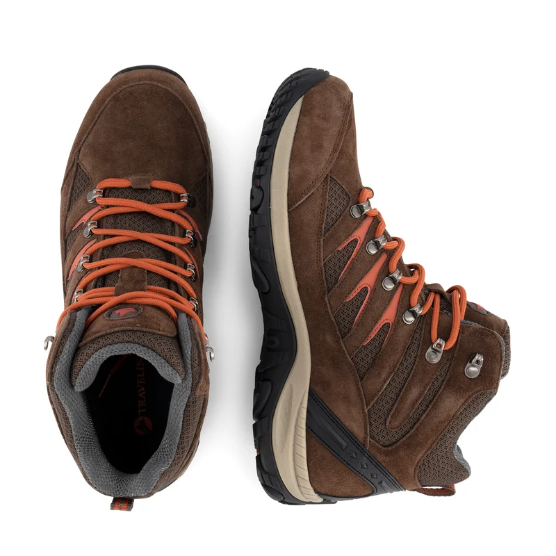 Skodborg Herren - Halbhohe Wanderschuhe - Wasserdicht - Braun