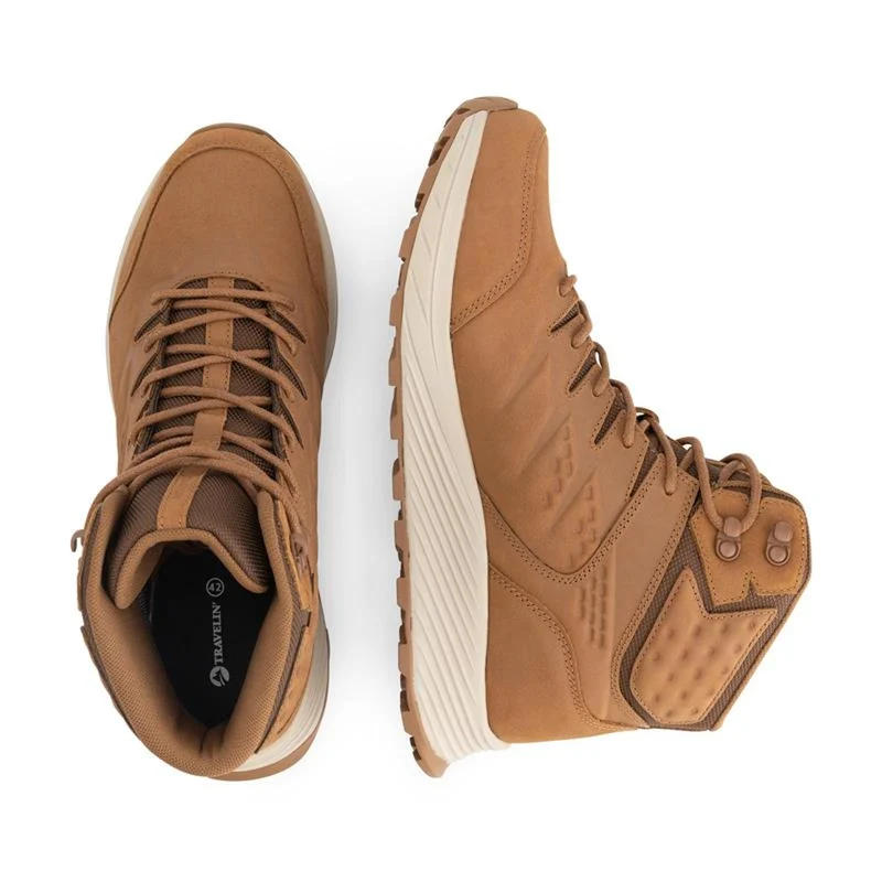 Hirtshals Herren - Halbhohe Wanderschuhe - Wasserdicht - Cognac