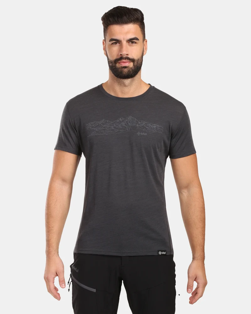 Herren-T-Shirt aus Merinowolle Kilpi SLOPER-M