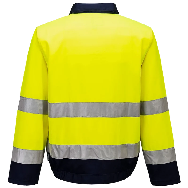 Portwest Madrid Hi-Vis Contrast Bomber Jacket TX70