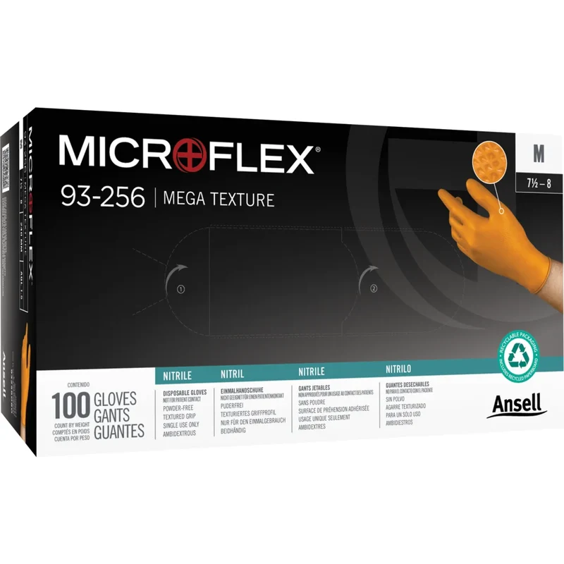 Ansell Microflex 93-256 Texture Disposable Doos 100 stuks