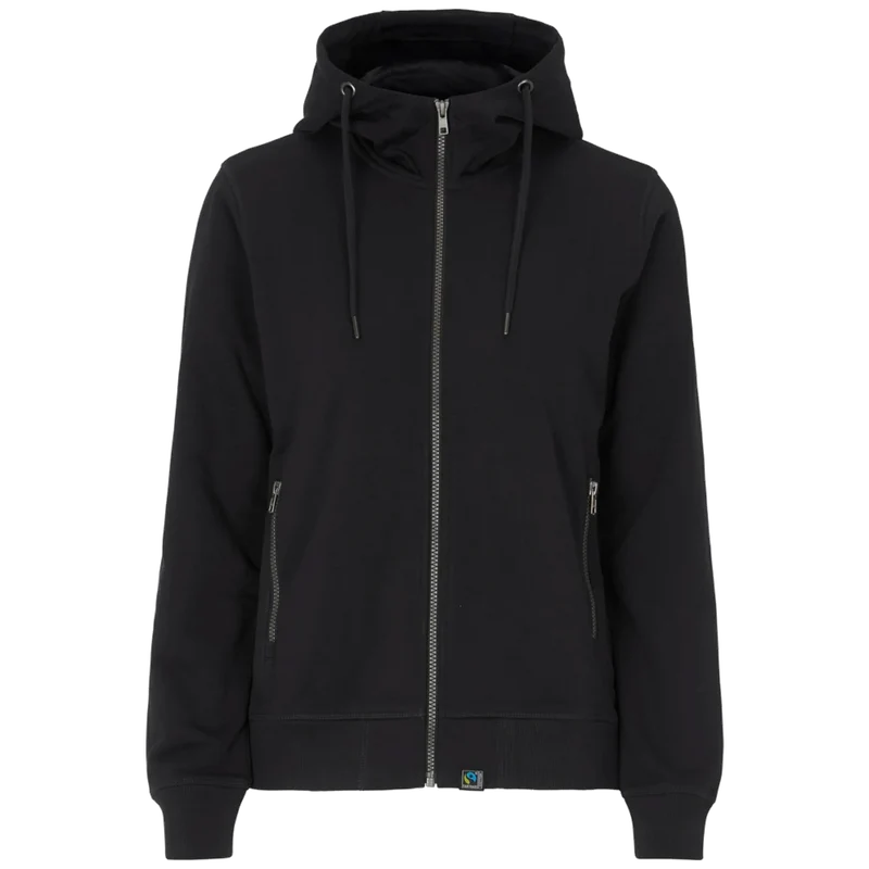 Cottover French Terry Full Zip Hood Dames GOTS Gecertificeerd 141509