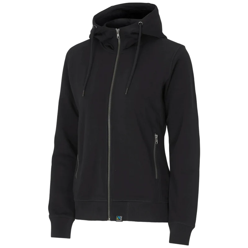 Cottover French Terry Full Zip Hood Dames GOTS Gecertificeerd 141509
