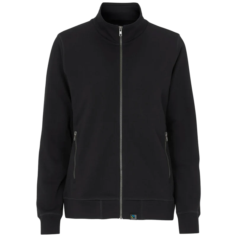 Cottover French Terry Full Zip Collar Dames GOTS Gecertificeerd 141511