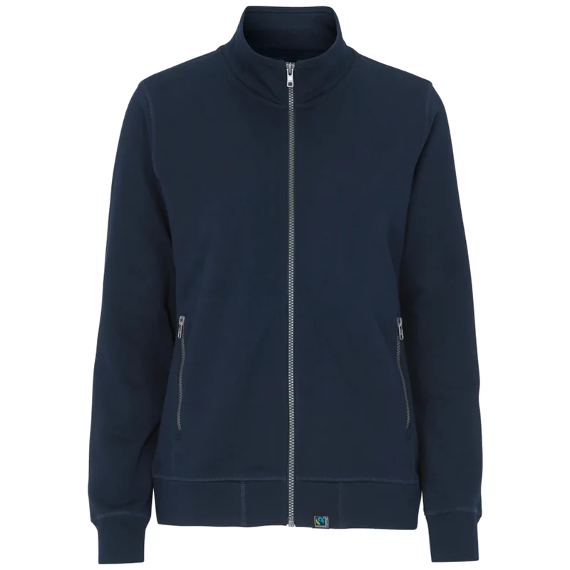 Cottover French Terry Full Zip Collar Dames GOTS Gecertificeerd 141511