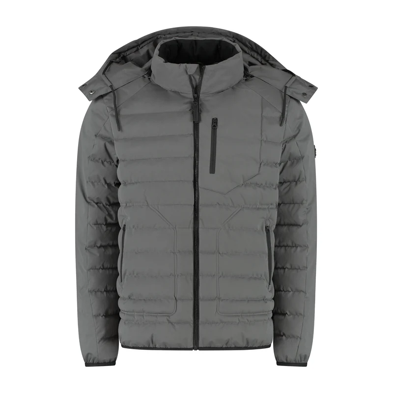 Solveig Herren – Daunen-Winterjacke – Wasserdicht – Grau