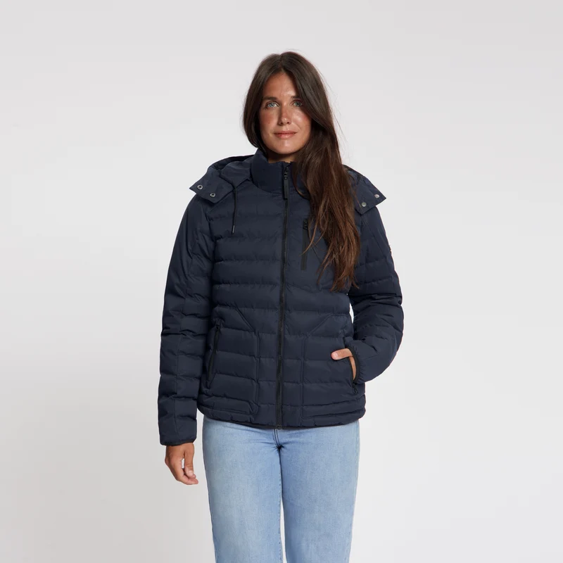 Sigrid Damen – Daunen-Winterjacke – Wasserdicht – Marineblau