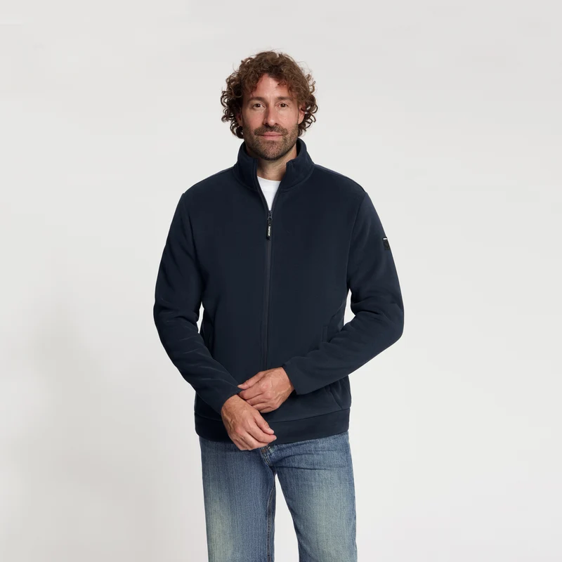 Rolf Herren – Outdoor-Weste – Fleece – Marineblau