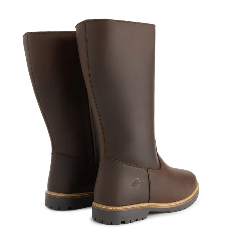 Jarvik Damen – Hohe Stiefel – Mit Wolle gefüttert – Dunkelbraun