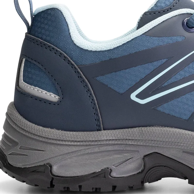 Nysted Damen - Niedrige Wanderschuhe - Wasserdicht - Blau