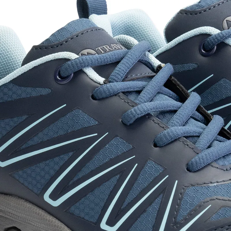 Nysted Damen - Niedrige Wanderschuhe - Wasserdicht - Blau