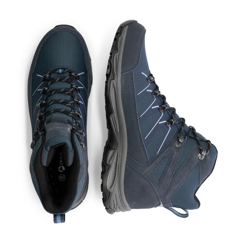Gudhjem Herren - Halbhohe Wanderschuhe - Wasserdicht - Blau