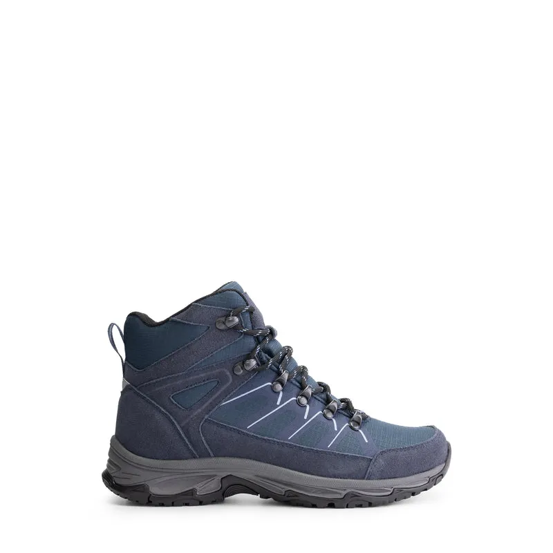Grenaa Damen - Halbhohe Wanderschuhe - Wasserdicht - Blau