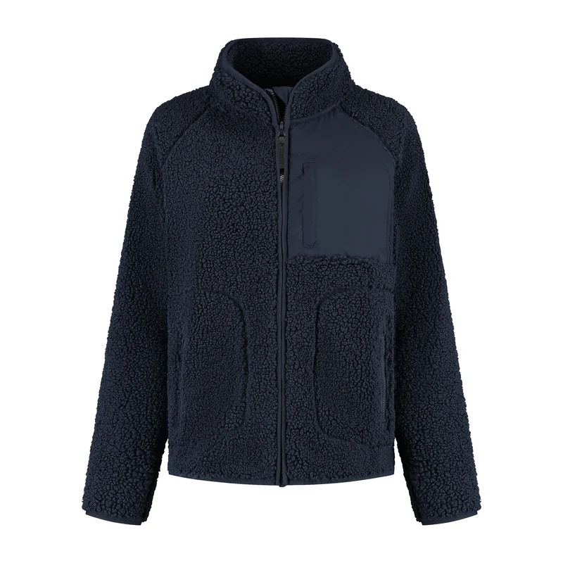 Odile Damen – Outdoor-Weste – Teddy – Marineblau