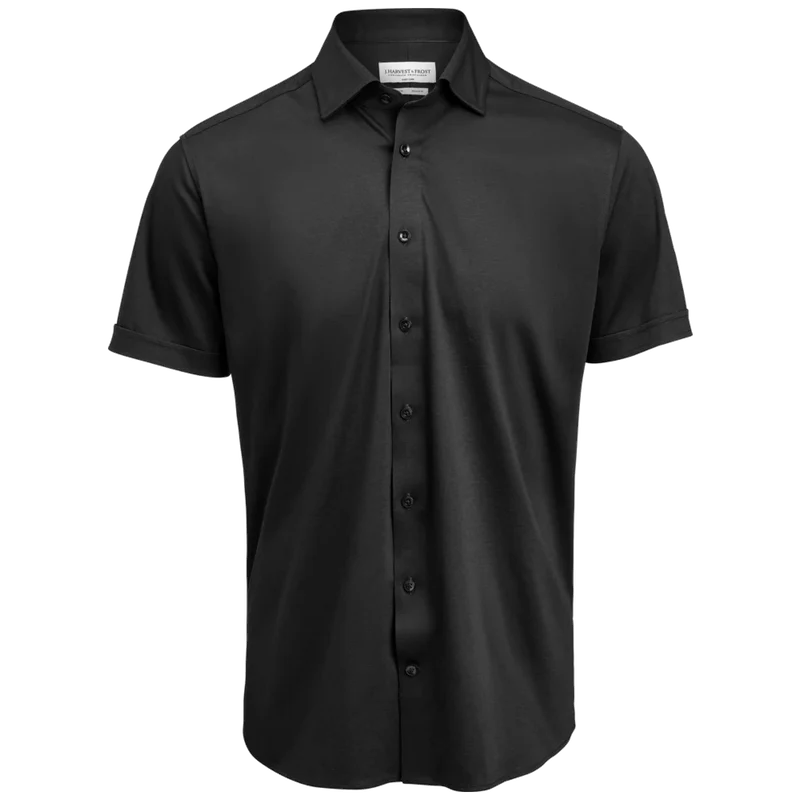 James Harvest & Frost Indigo Bow 132 S/S Overhemd Regular Fit Heren 2913211