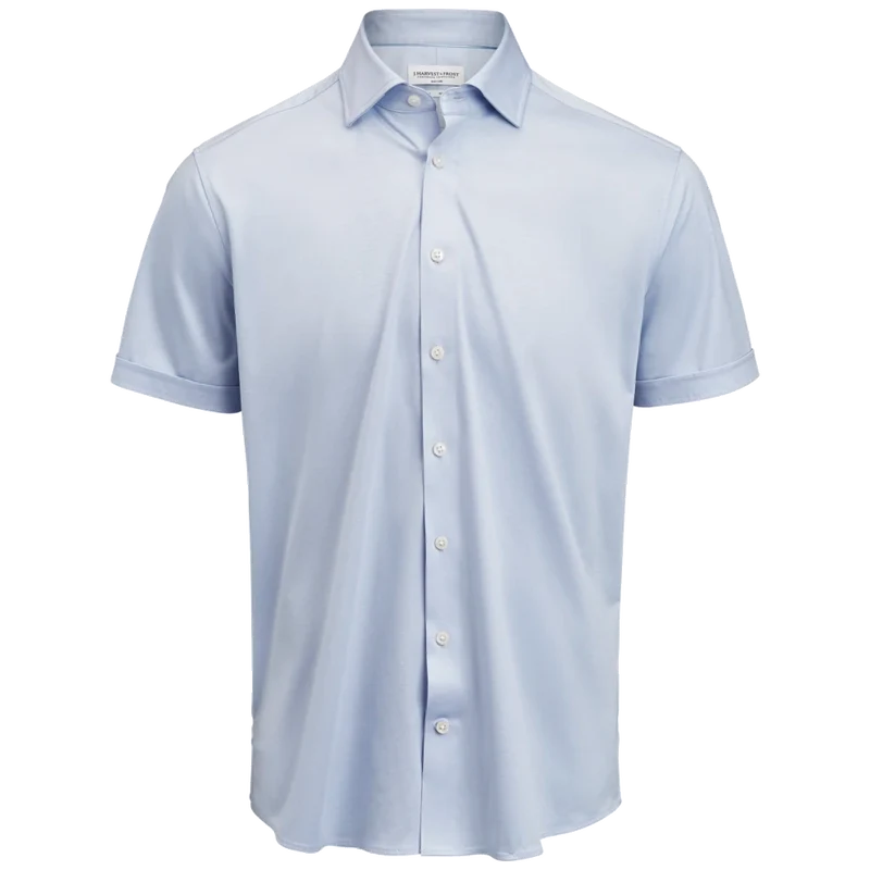 James Harvest & Frost Indigo Bow 132 S/S Overhemd Regular Fit Heren 2913211