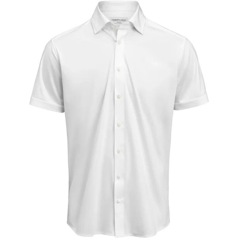 James Harvest & Frost Indigo Bow 132 S/S Overhemd Regular Fit Heren 2913211