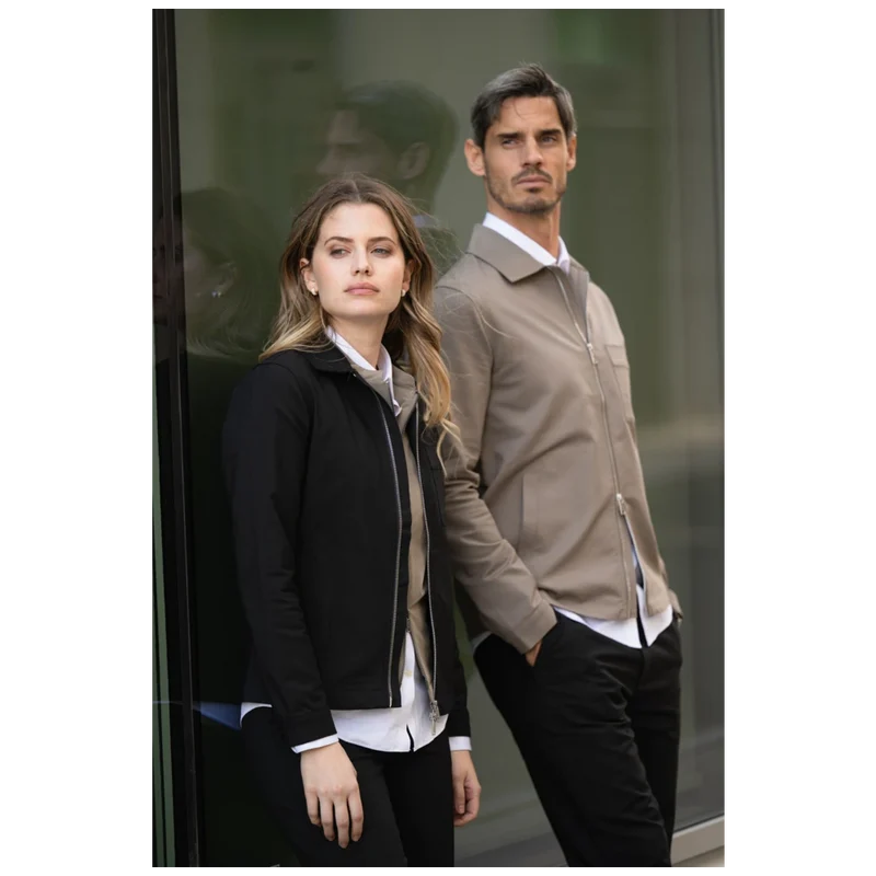James Harvest & Frost Modern Zip Overshirt Dames 2962203