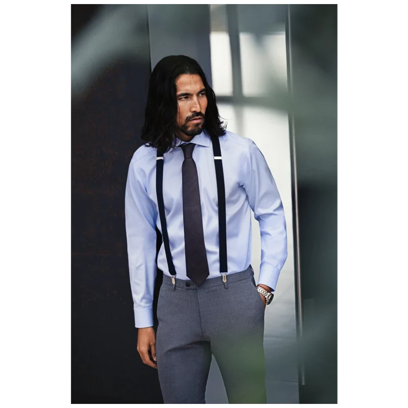 James Harvest & Frost Black Bow 60 Overhemd Slim Fit Heren 2906002