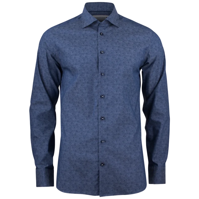 James Harvest & Frost Purple Bow 143 Overhemd Regular Fit Heren 2914301