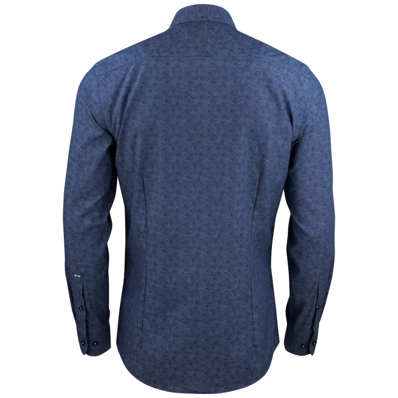 James Harvest & Frost Purple Bow 143 Overhemd Regular Fit Heren 2914301