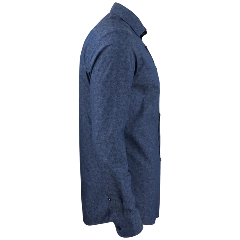 James Harvest & Frost Purple Bow 143 Overhemd Regular Fit Heren 2914301