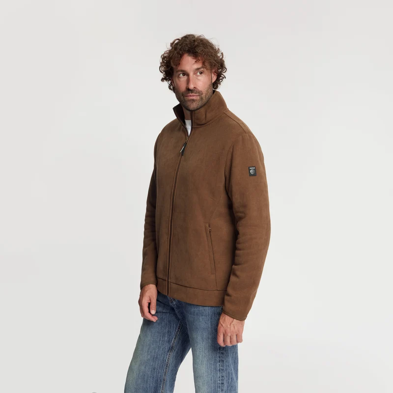 Rolf Herren – Outdoor-Weste – Fleece – Dunkelbraun