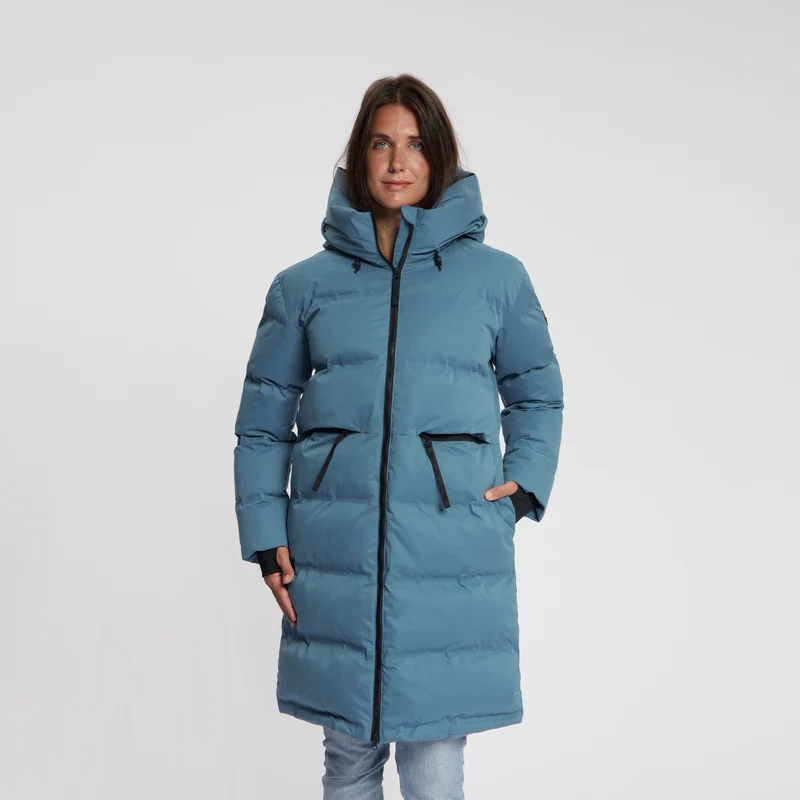 Odda Damen – Daunen-Winterjacke – Wasserdicht – Blau