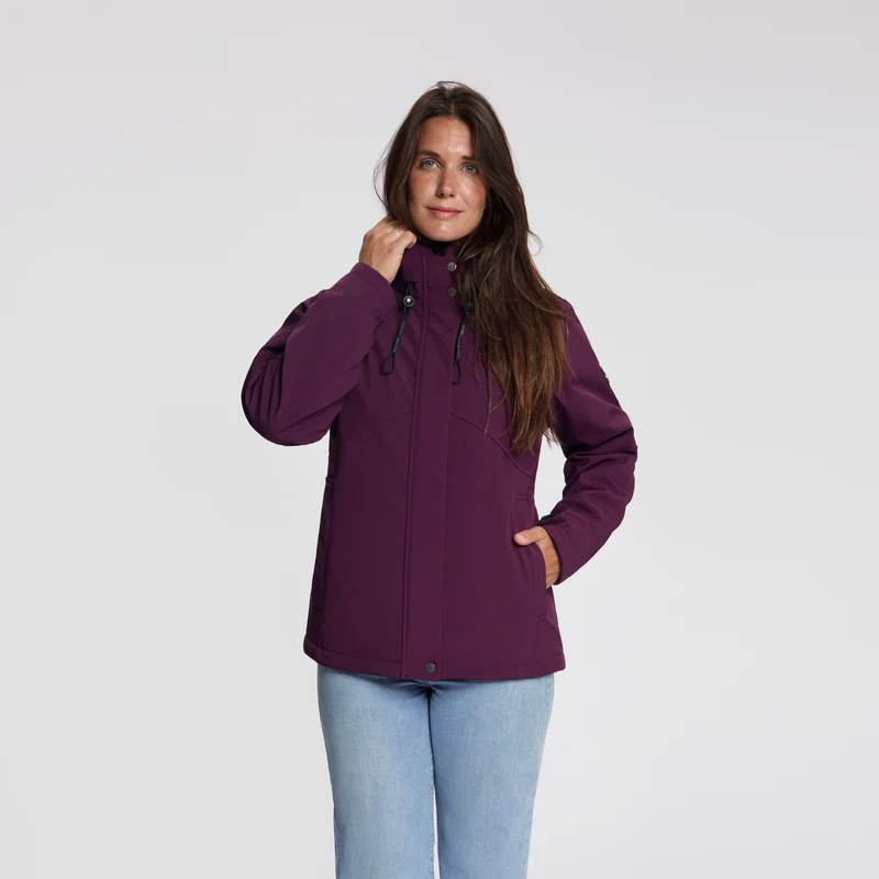 Nykke Damen – Softshell-Jacke – Wasserdicht – Lila