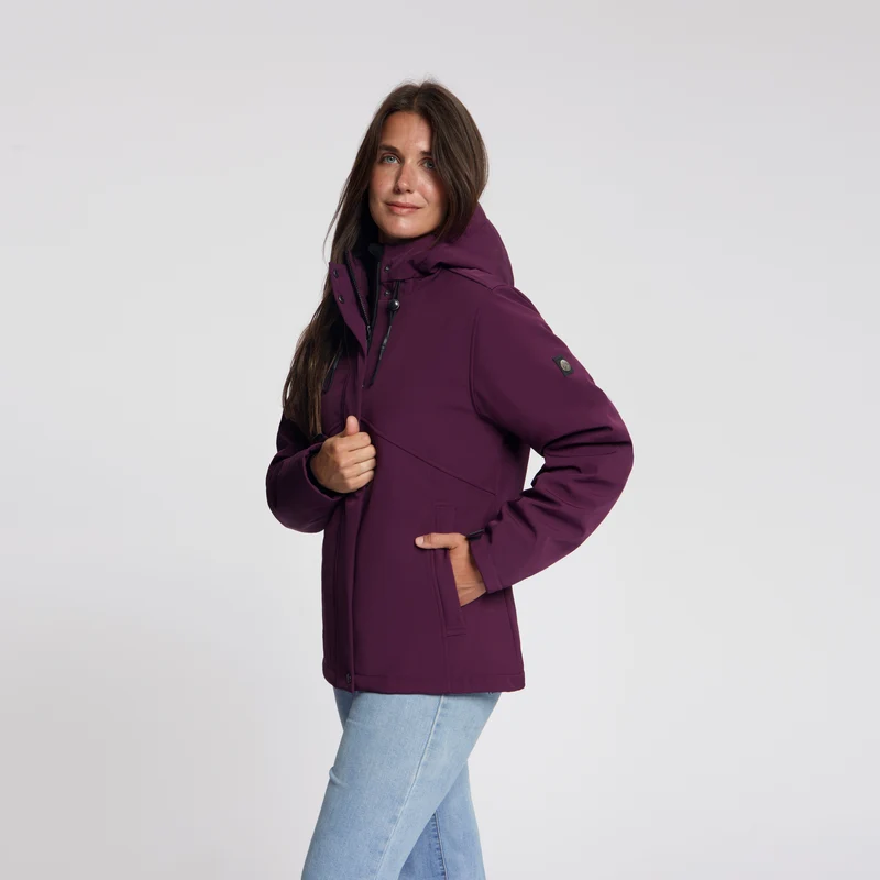 Nykke Damen – Softshell-Jacke – Wasserdicht – Lila