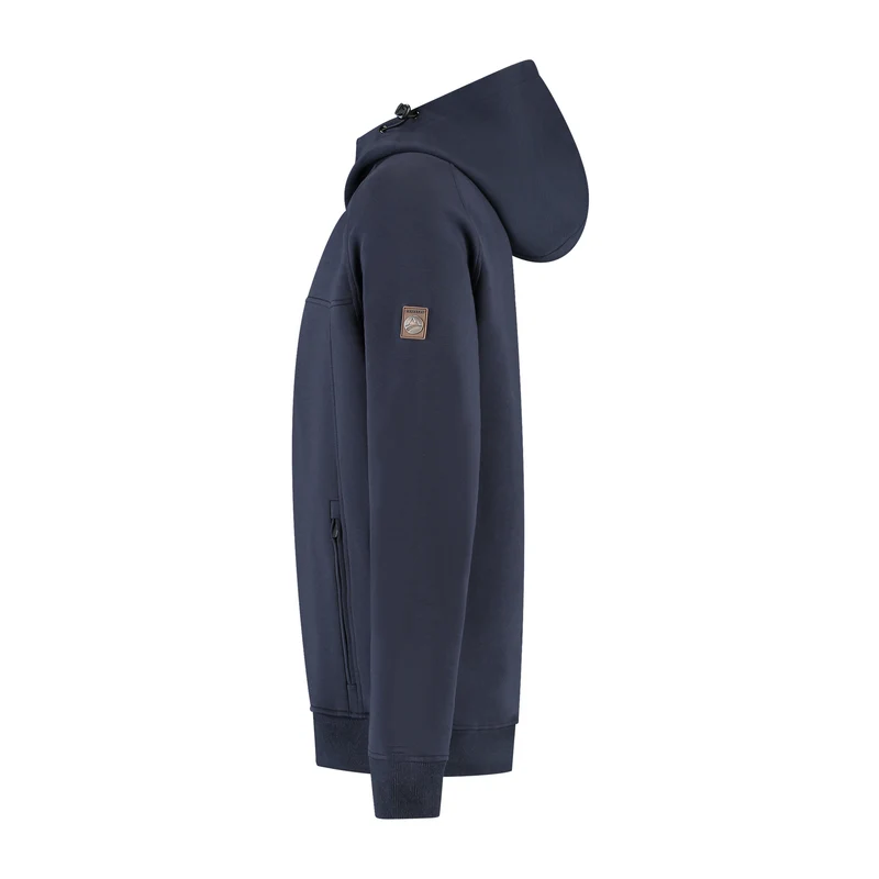 Steffen Herren - Outdoor-Strickjacke - Kapuze - Marine