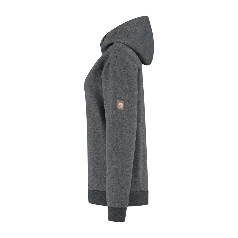 Lona Damen - Kapuzenpullover - Outdoor - Dunkelgrau
