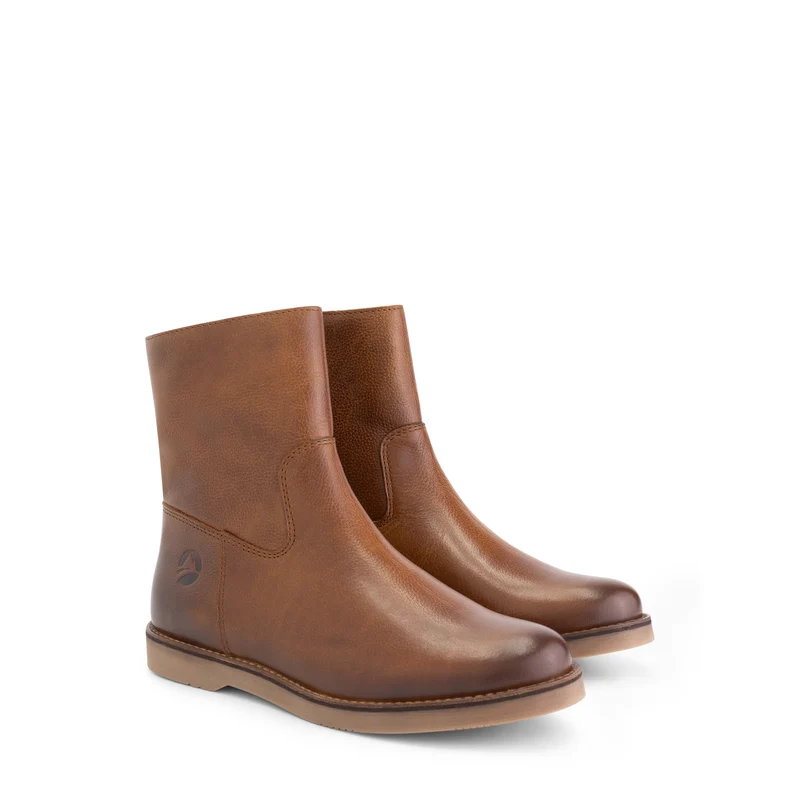 Castres Damen - Stiefelette - Leder - Cognac