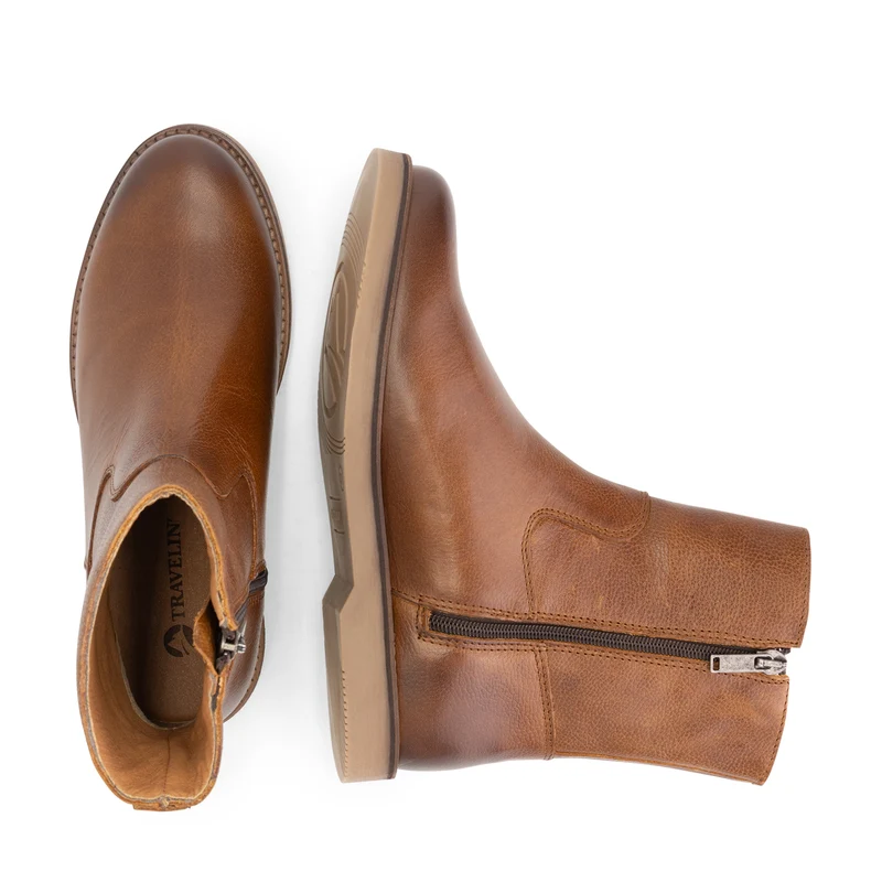 Castres Damen - Stiefelette - Leder - Cognac
