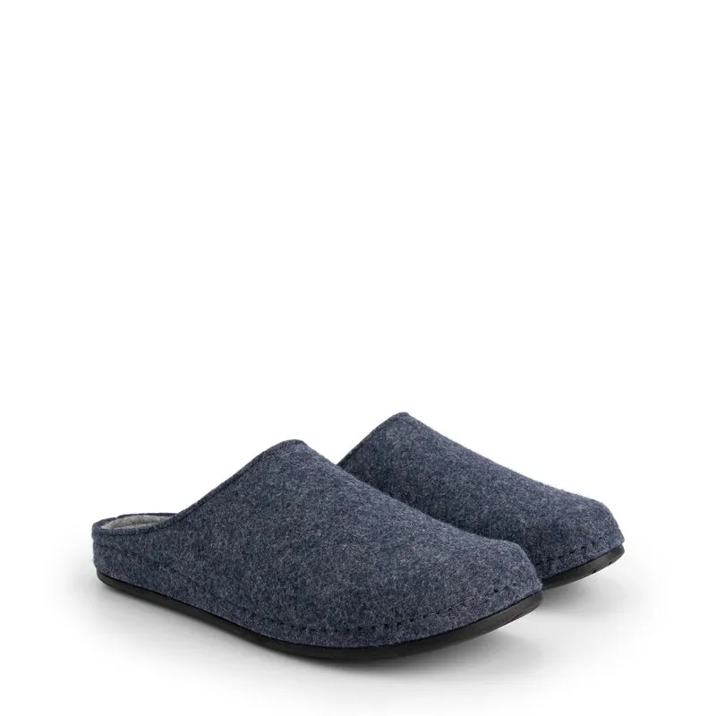 Come Home Herren - Hausschuh - Wolle - Marine