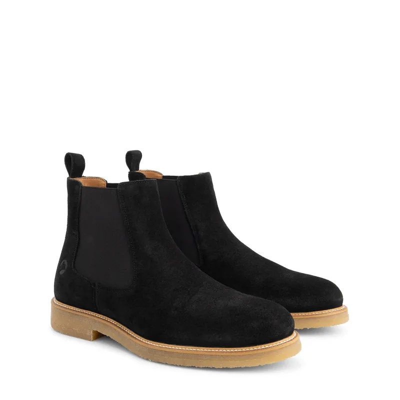 Fowley Herren - Chelsea boots - Leder - Schwarz