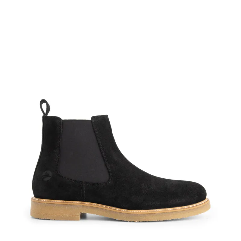 Fowley Herren - Chelsea boots - Leder - Schwarz