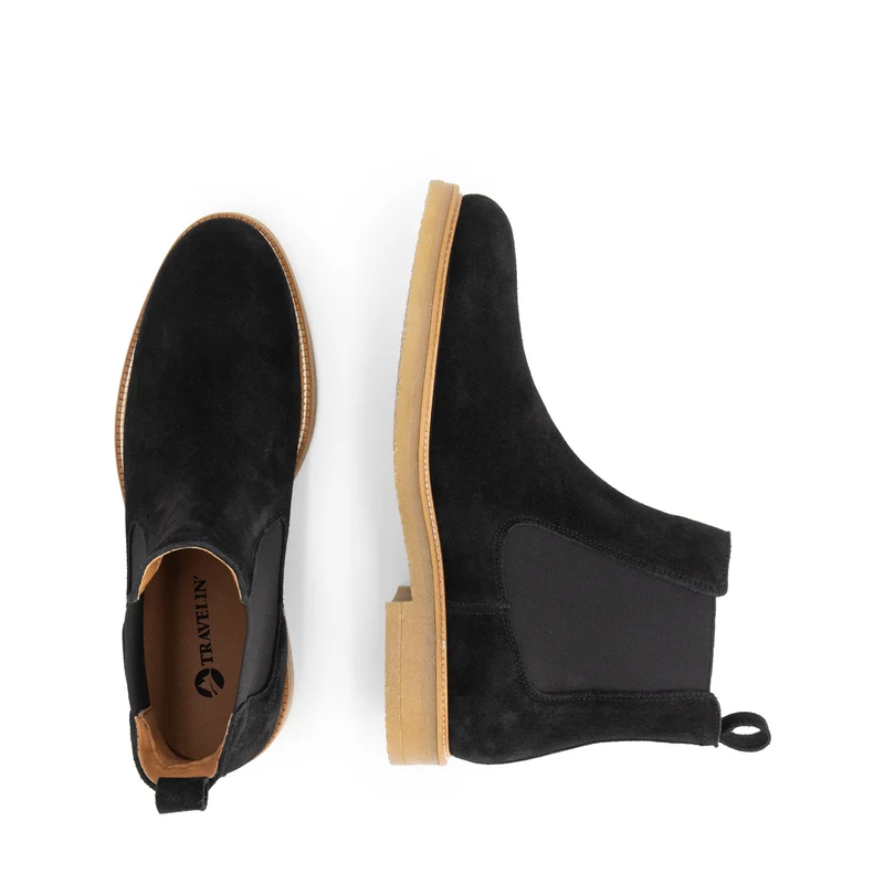 Fowley Herren - Chelsea boots - Leder - Schwarz