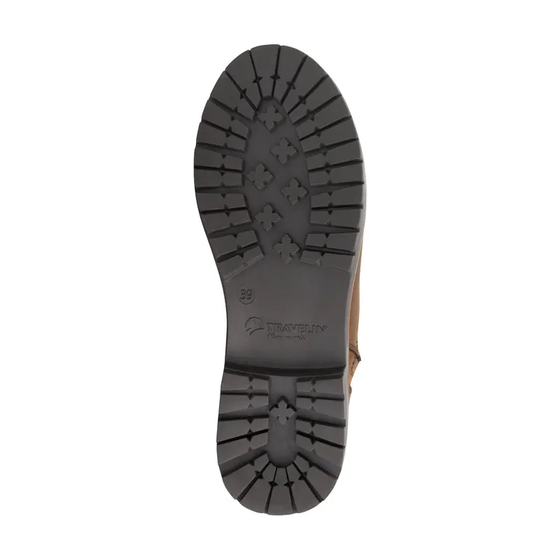 Brunoya Damen – Stiefeletten – Mit Wolle gefüttert – Dunkelbraun
