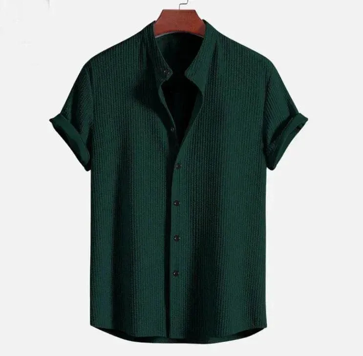 Herren Sommerhemd | Kurzarm Freizeitshirt mit lockerem Schnitt und leichtem Tragekomfort für Urlaub und Alltag
