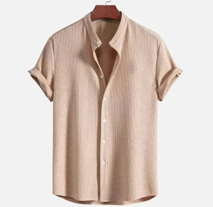 Herren Sommerhemd | Kurzarm Freizeitshirt mit lockerem Schnitt und leichtem Tragekomfort für Urlaub und Alltag