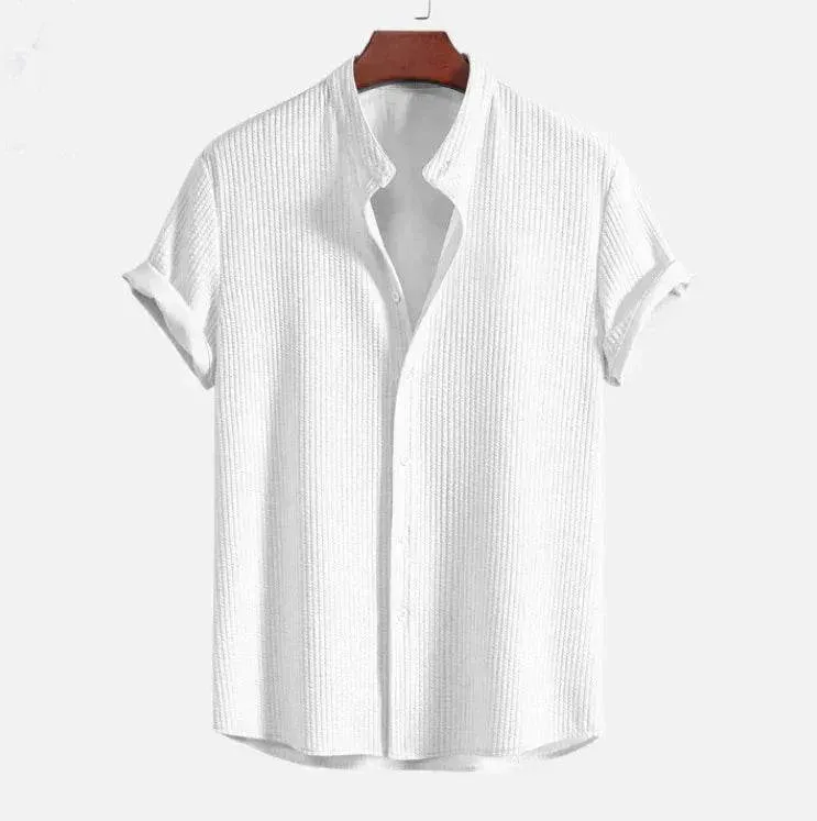 Herren Sommerhemd | Kurzarm Freizeitshirt mit lockerem Schnitt und leichtem Tragekomfort für Urlaub und Alltag