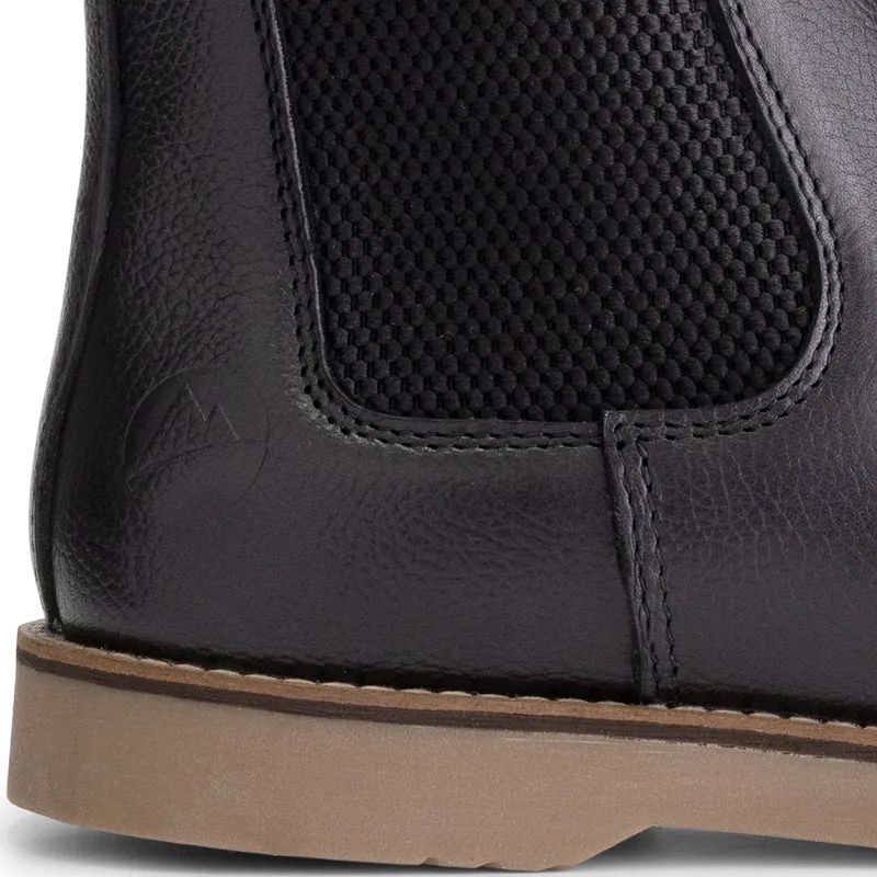 Charente Damen - Stiefelette - Leder - Schwarz