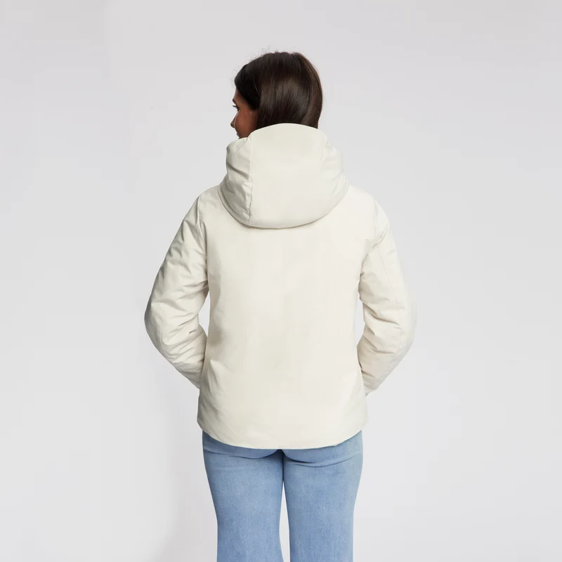 Nayla Damen – Gefütterte Hardshell-Jacke – Sand