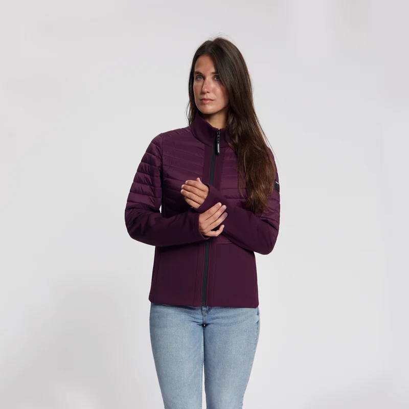 Lyan Damen – Outdoor-Weste – Gefüttert – Lila